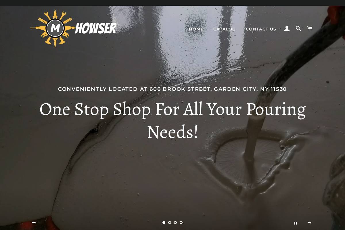 mhowserinc.com homepage screenshot