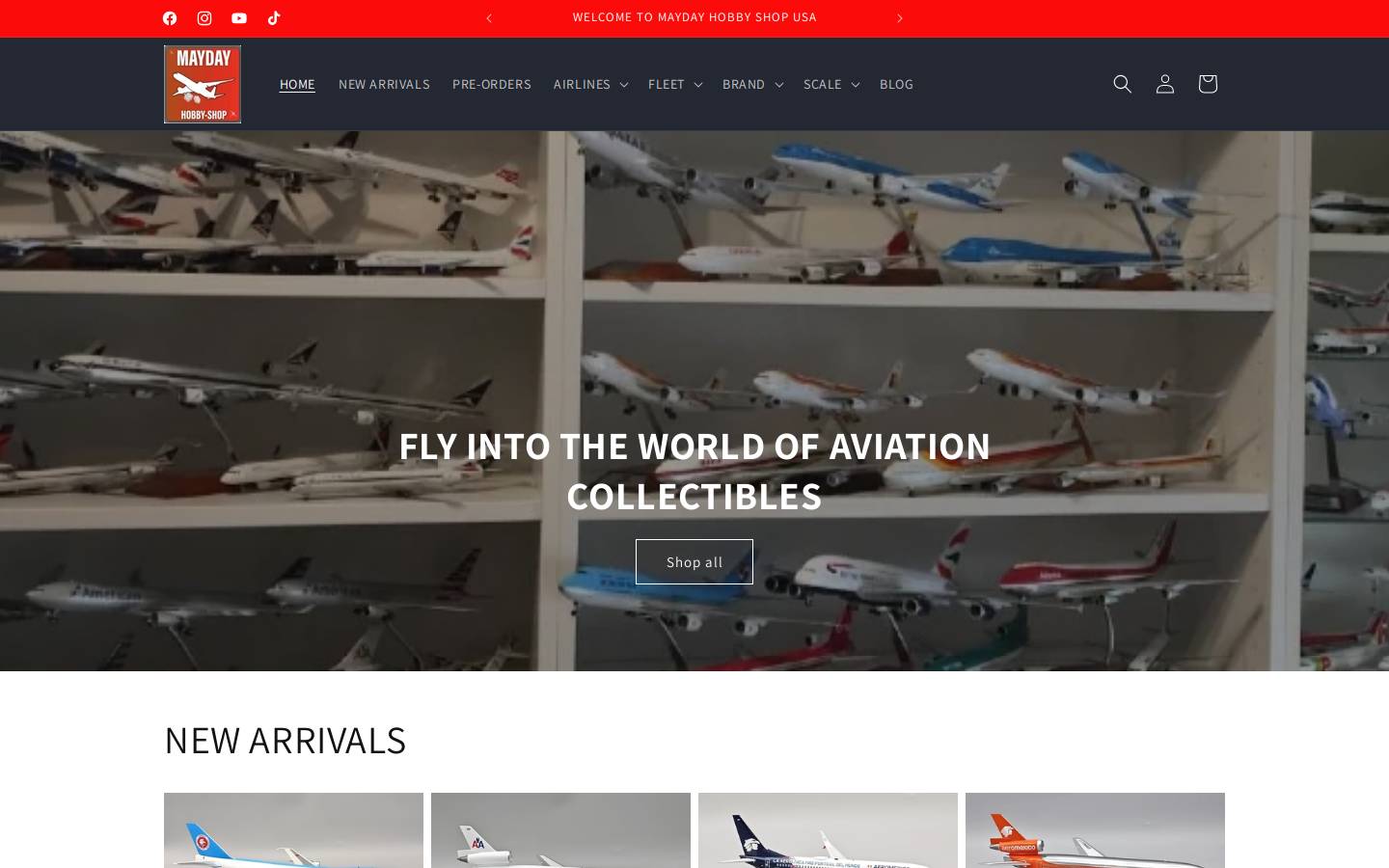 mhsus.shop homepage screenshot