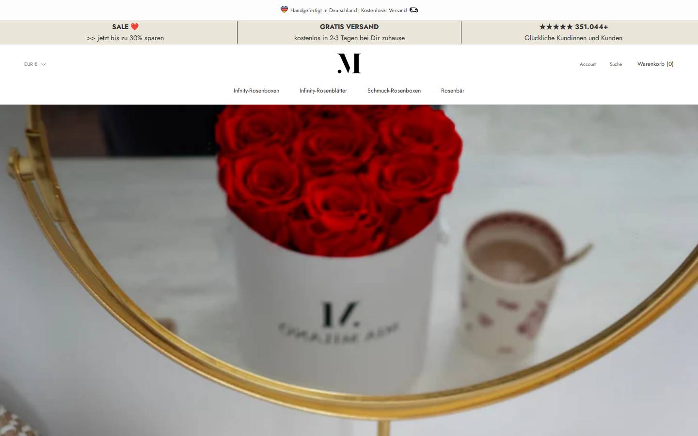 Mia Milano homepage screenshot