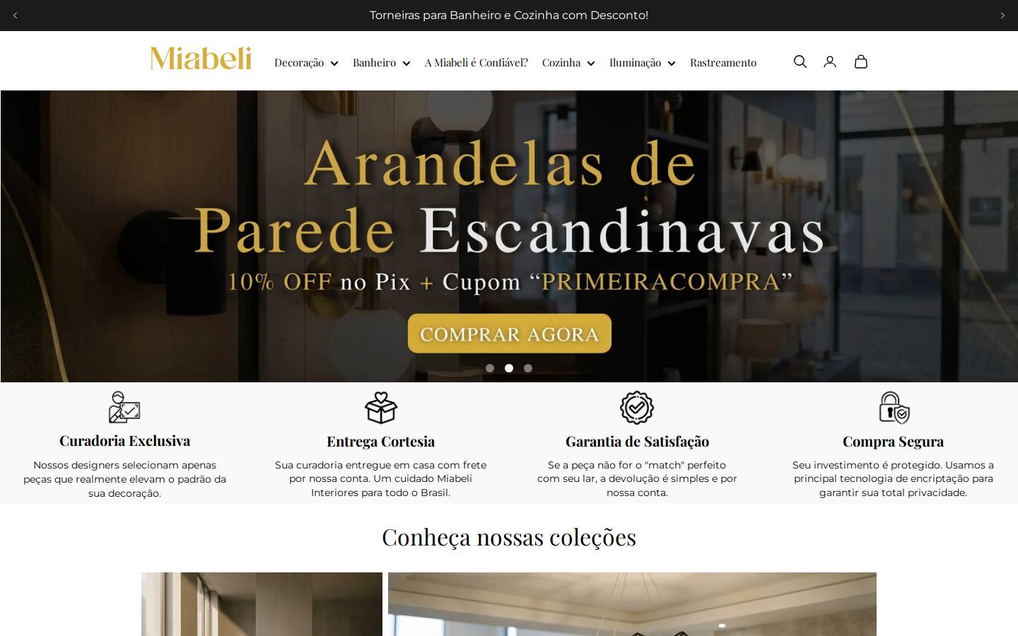 miabeli.com homepage screenshot