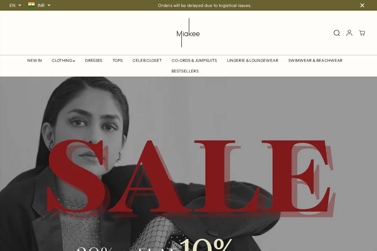 miakee.com homepage screenshot