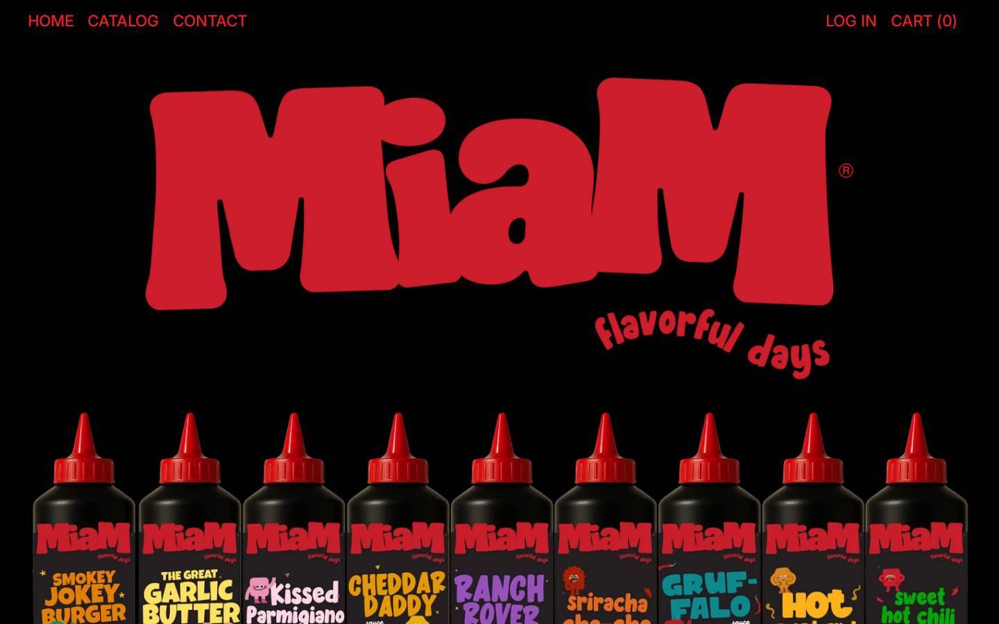 miamflavors.com homepage screenshot