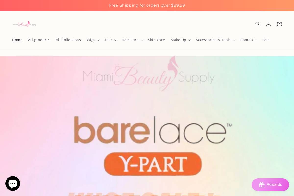 miamibeautysupply.store homepage screenshot