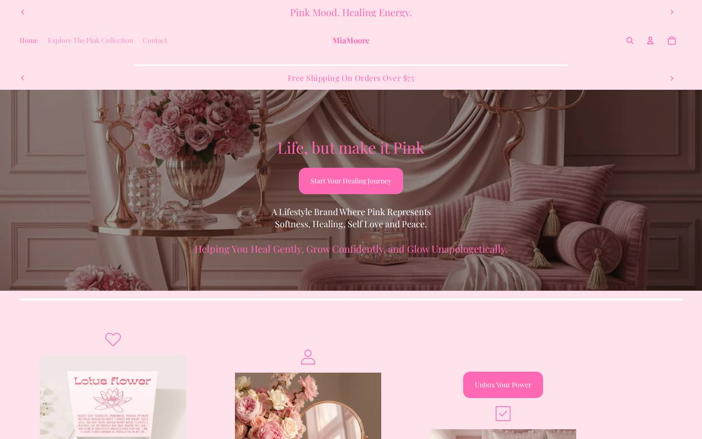 miamoore.store homepage screenshot
