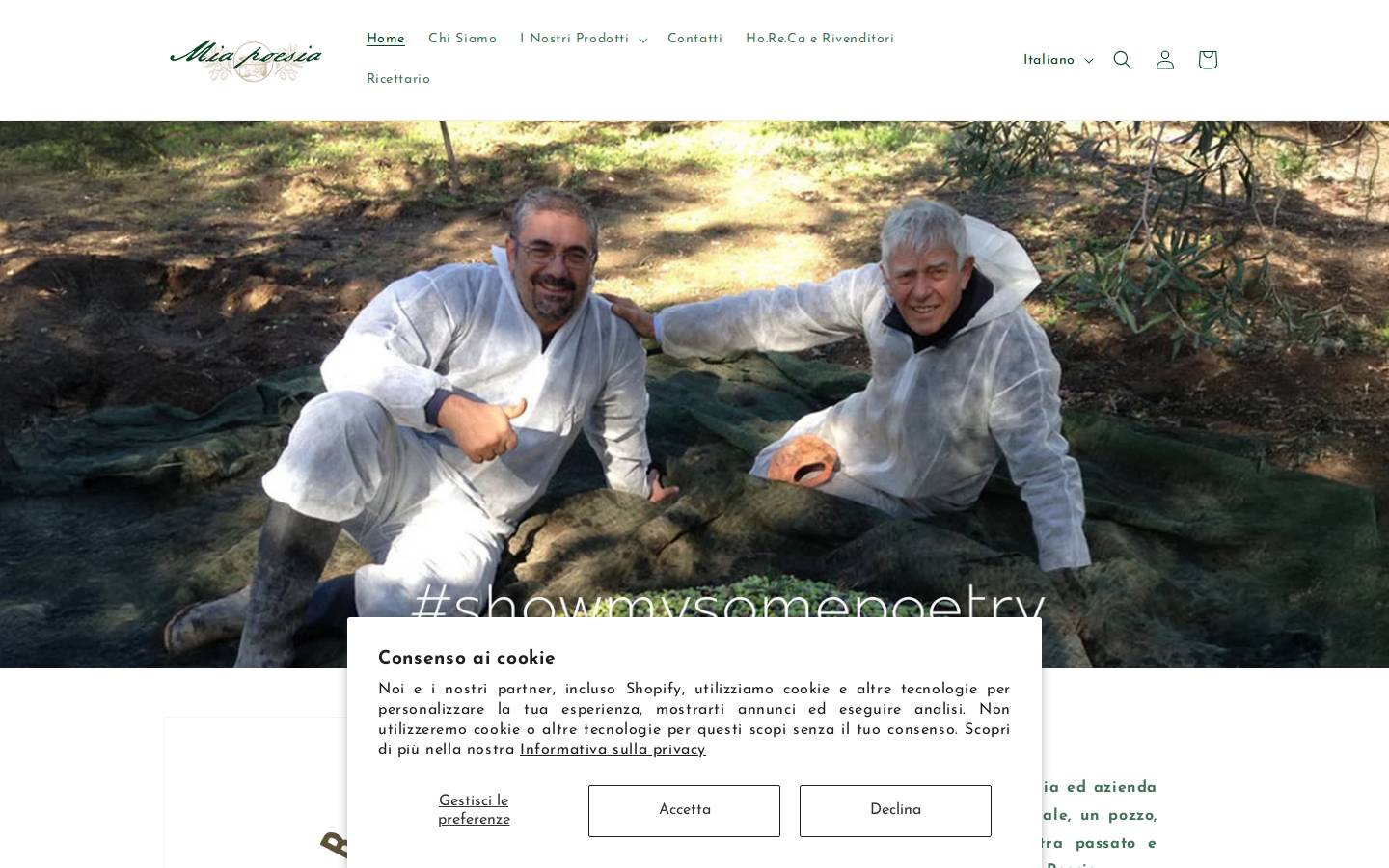 miapoesia.it homepage screenshot