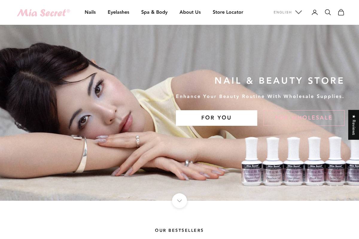 miasecret.com homepage screenshot