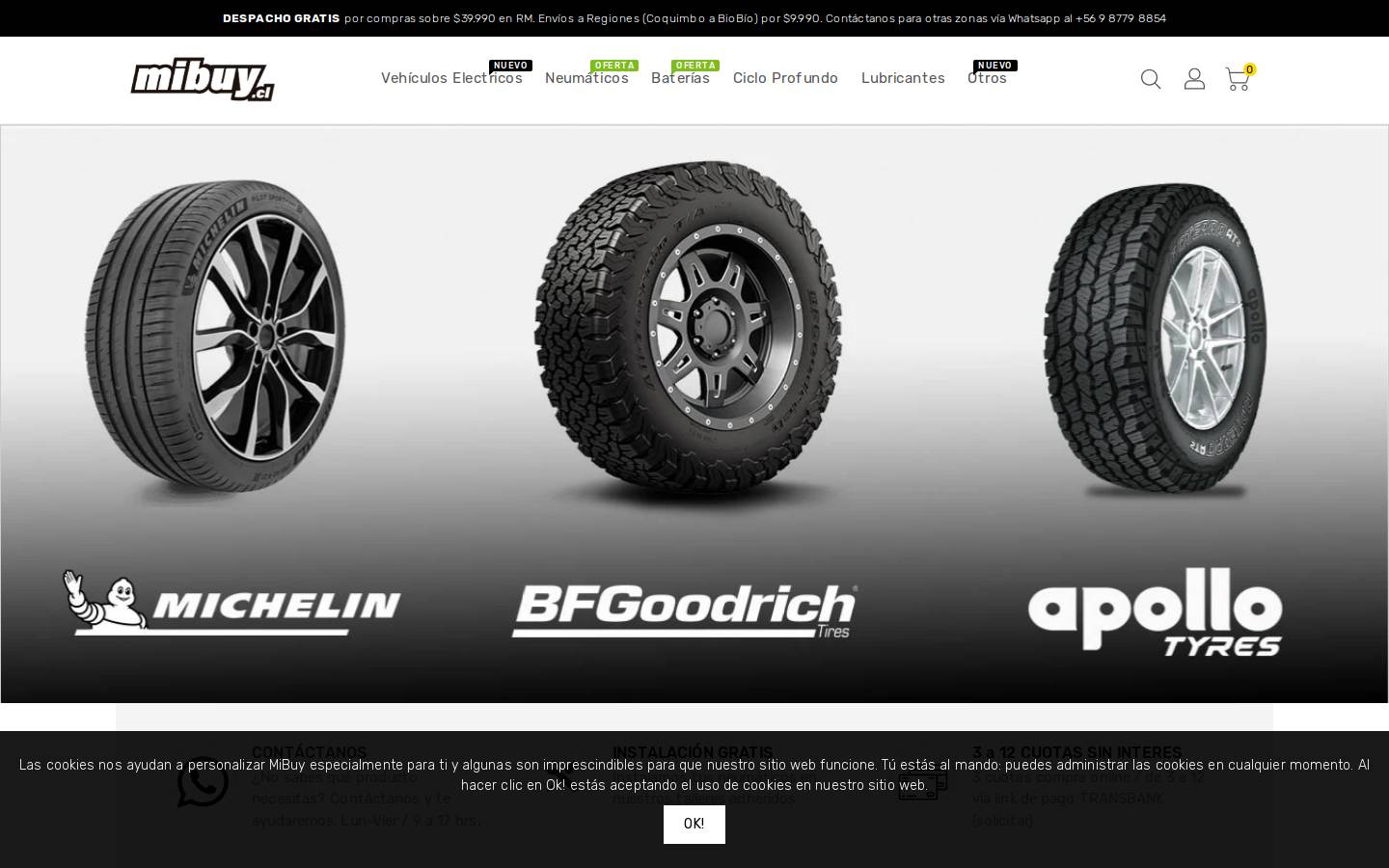 mibuy.cl homepage screenshot