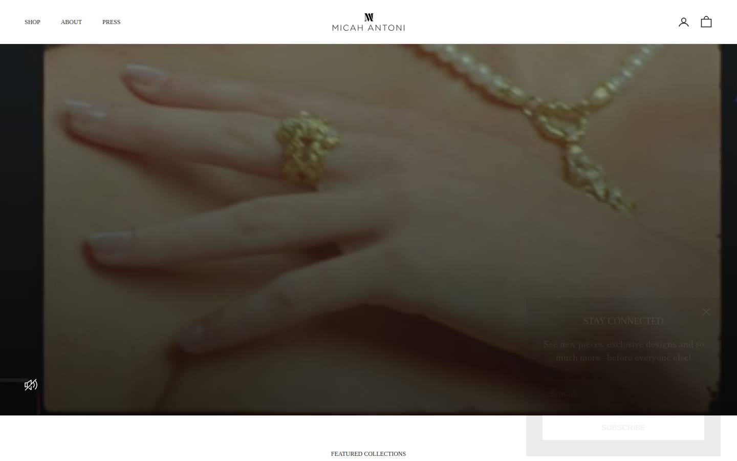 micahantoni.com homepage screenshot