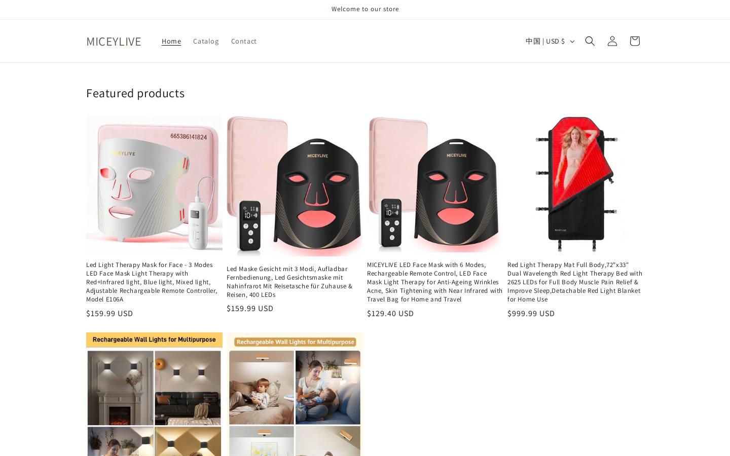 miceylive.com homepage screenshot