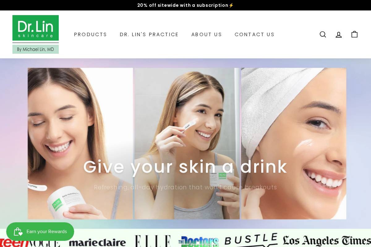 michaellinmd.com homepage screenshot