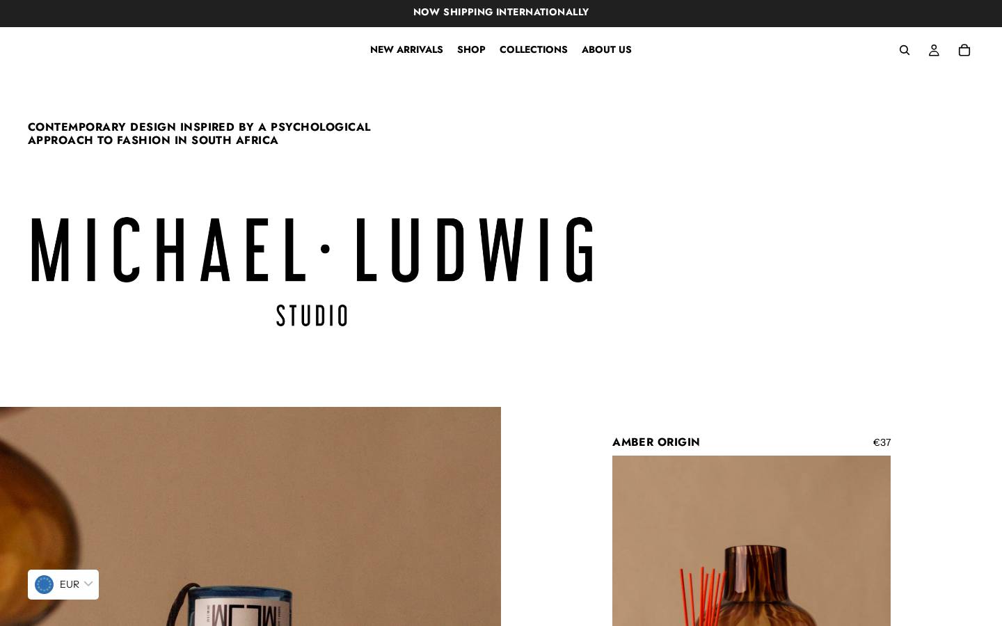 michaelludwigstudio.com homepage screenshot