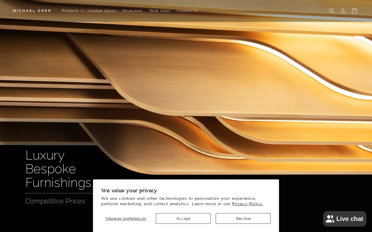 michaeloren.com homepage screenshot