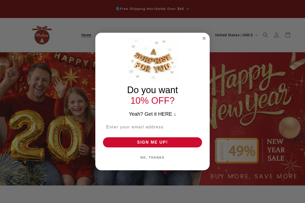 michaer homepage screenshot