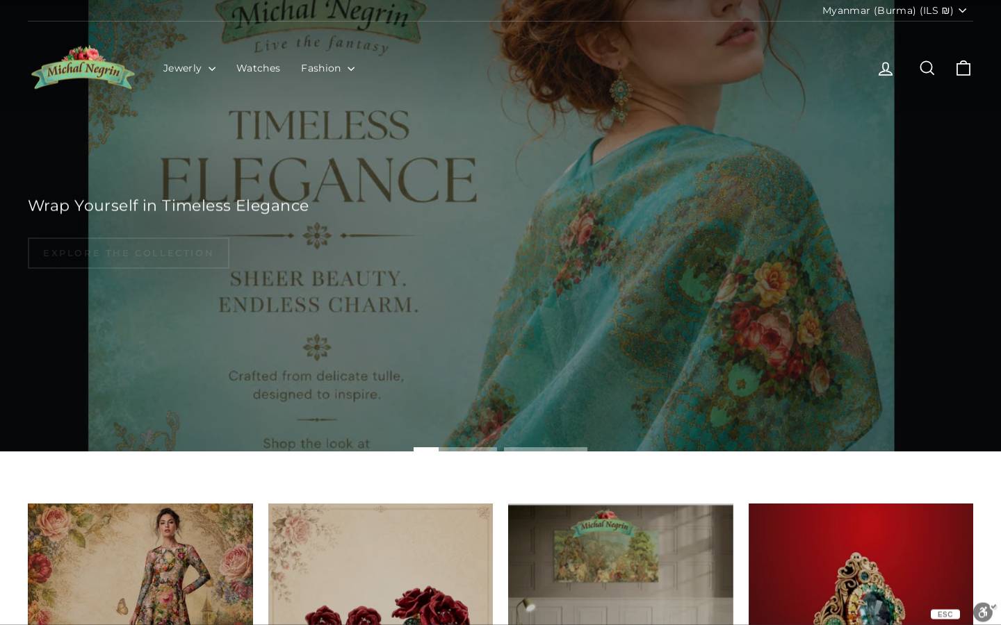 Michal Negrin homepage screenshot