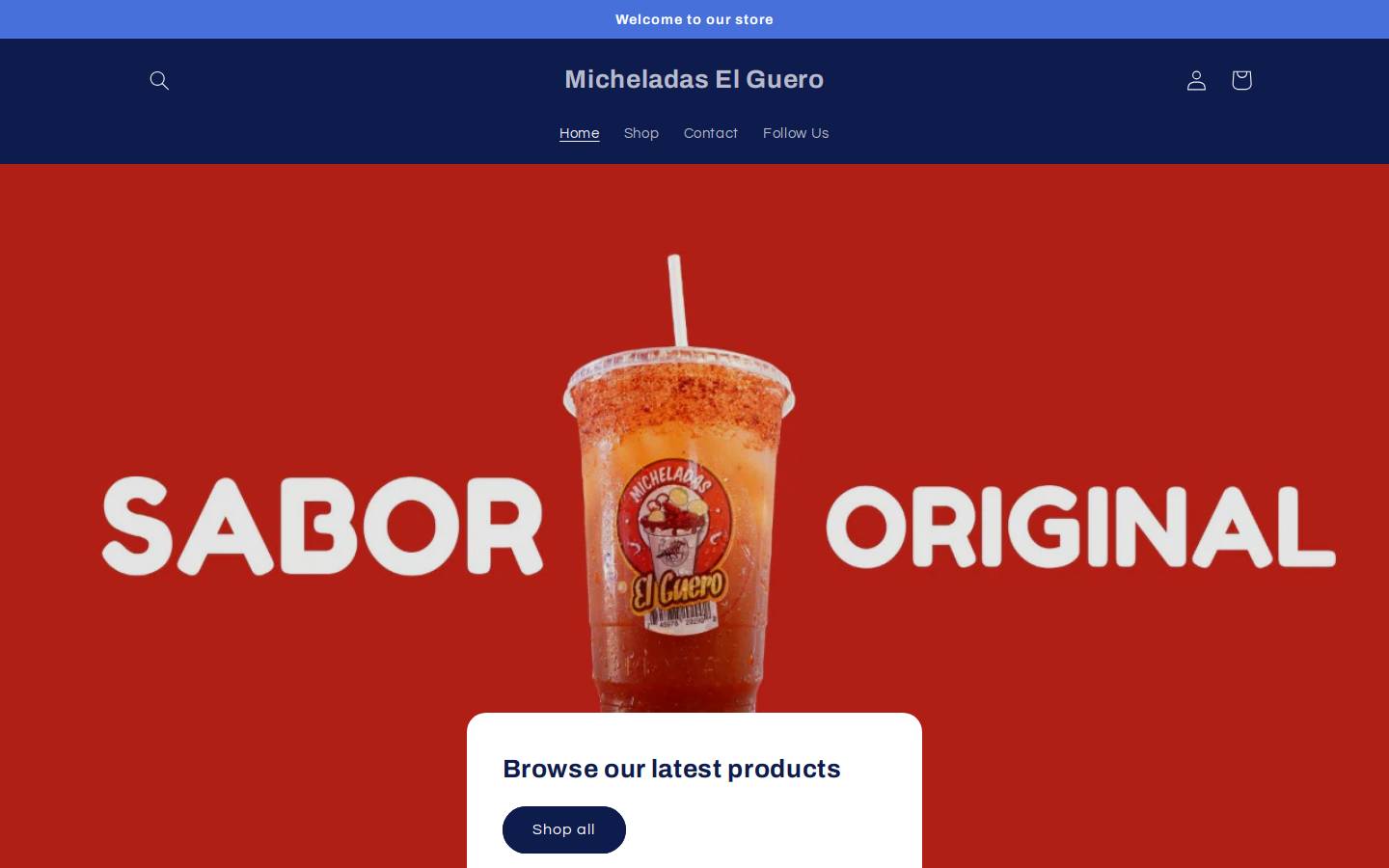 micheladaselguero.com homepage screenshot