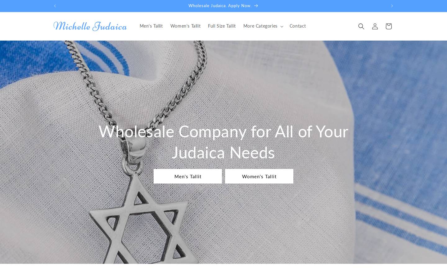 michellejudaica.com homepage screenshot