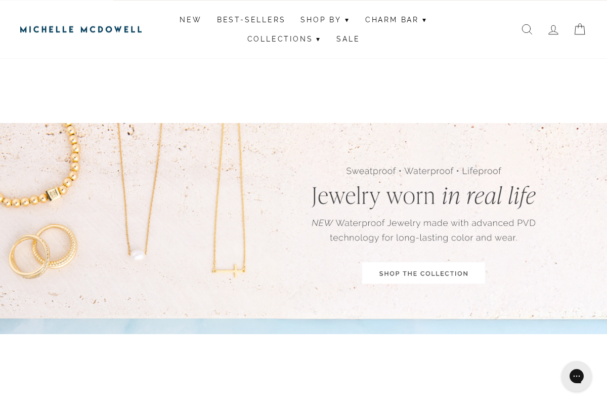 michellemcdowelldesigns.com homepage screenshot