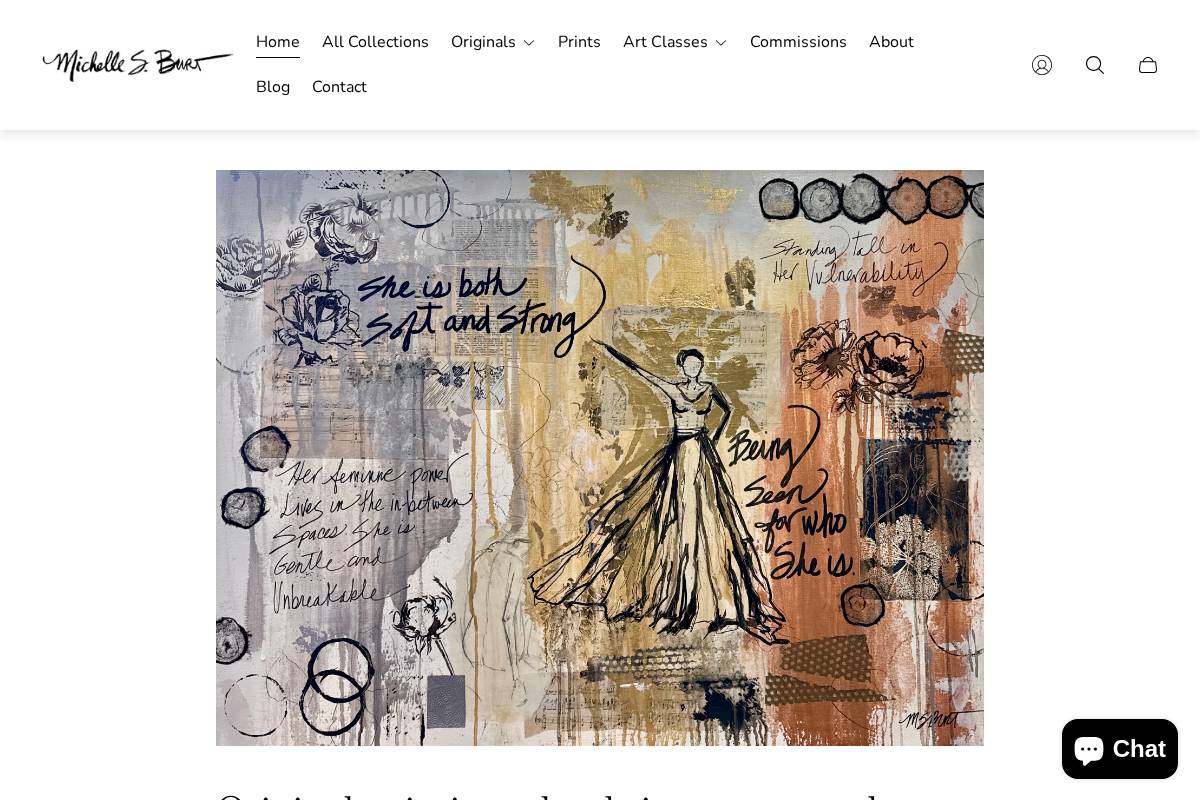 michellesburt.com homepage screenshot