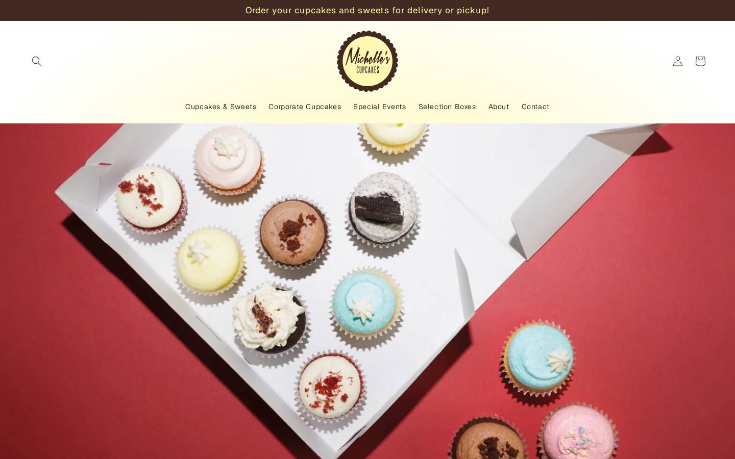 michellescupcakes.ch homepage screenshot