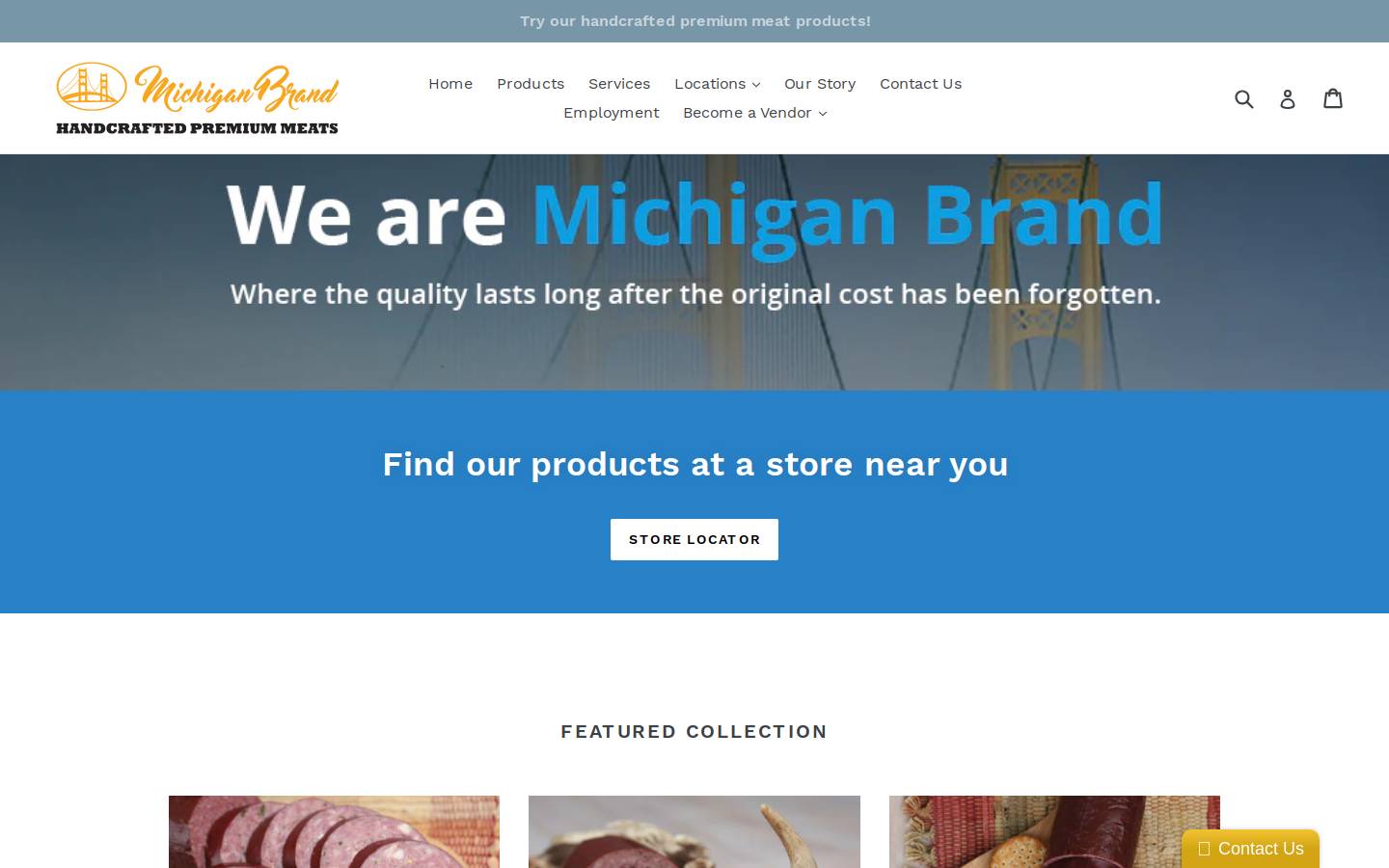 michiganbrand.net homepage screenshot