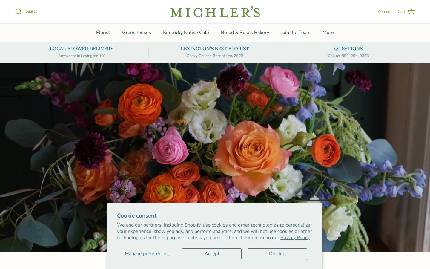 michlers.com homepage screenshot