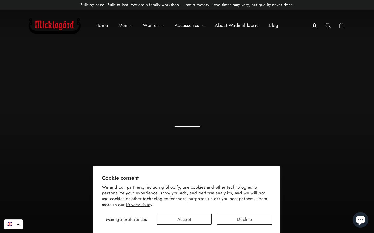 micklagaard.com homepage screenshot