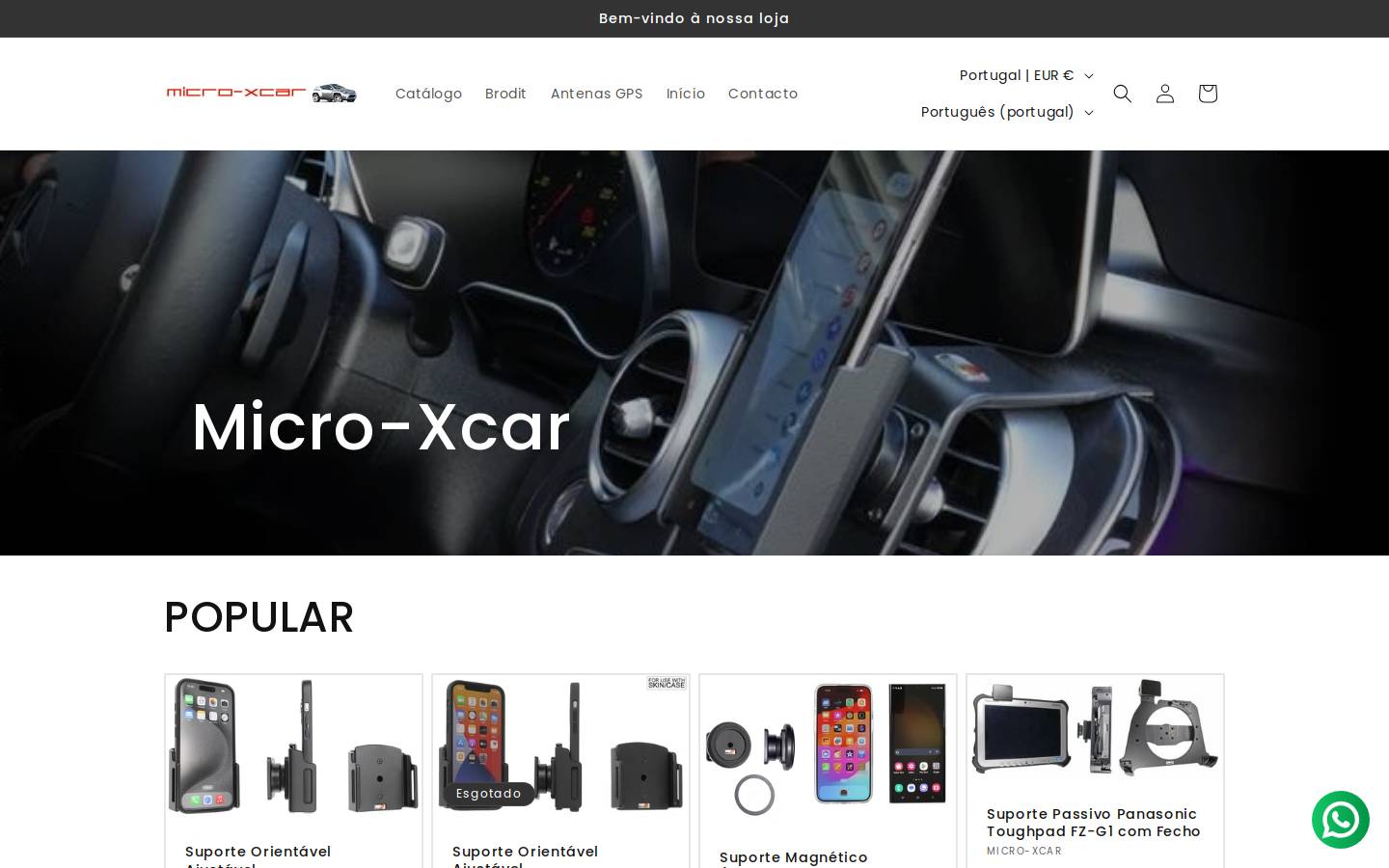 micro-xcar.com homepage screenshot