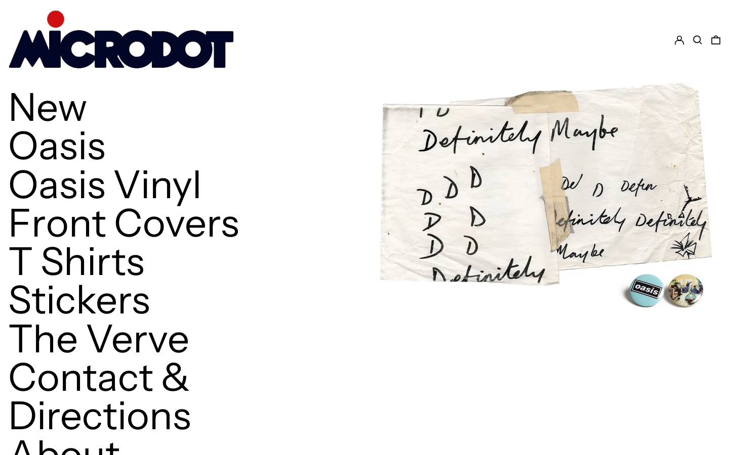 Microdotboutique homepage screenshot