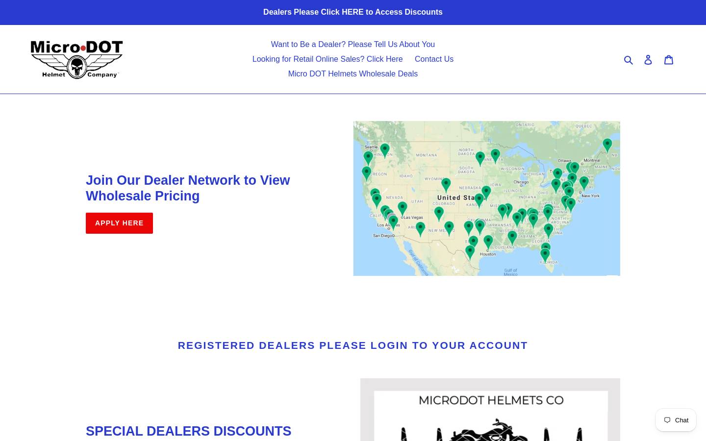 microdotwholesale.com homepage screenshot