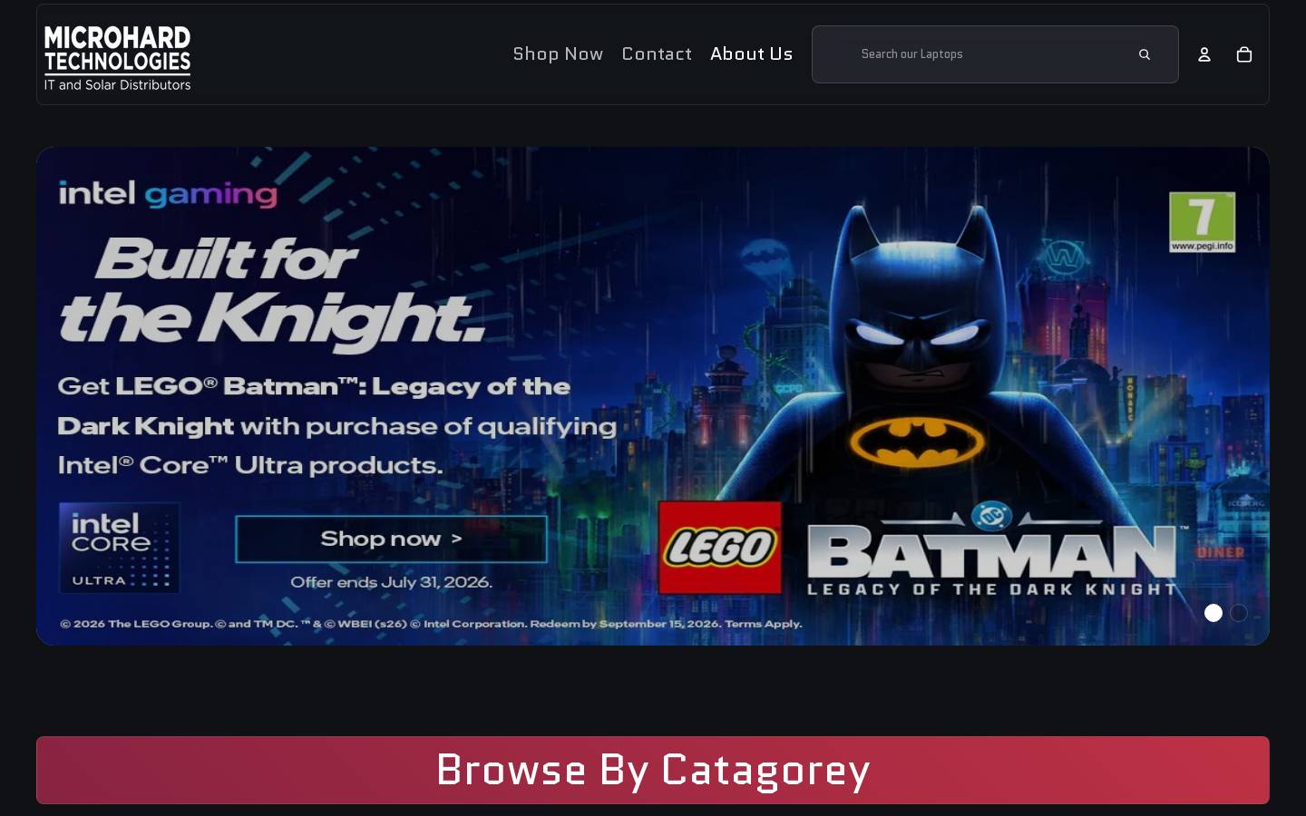 microhard.co.za homepage screenshot