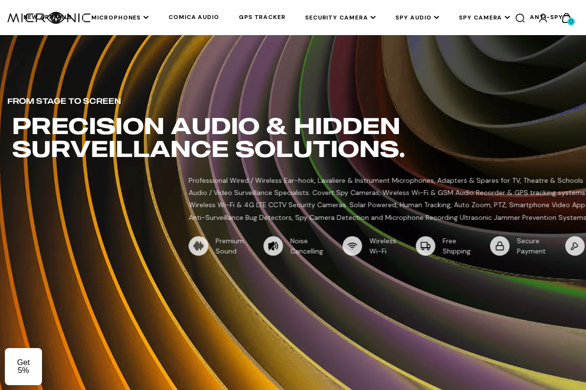 Micronic007 homepage screenshot