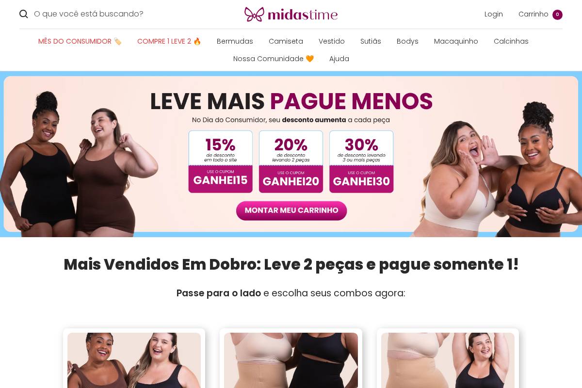 midastime.com.br homepage screenshot