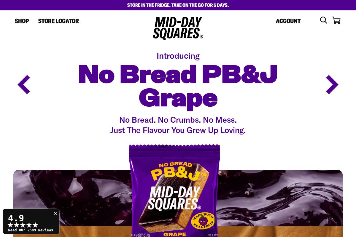 middaysquares.com homepage screenshot