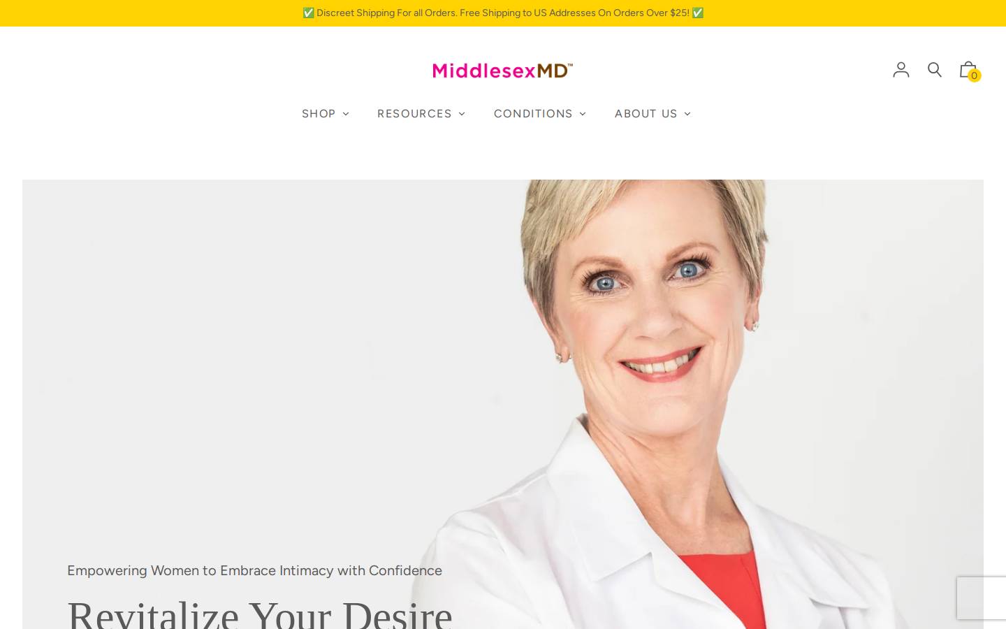 middlesexmd.com homepage screenshot