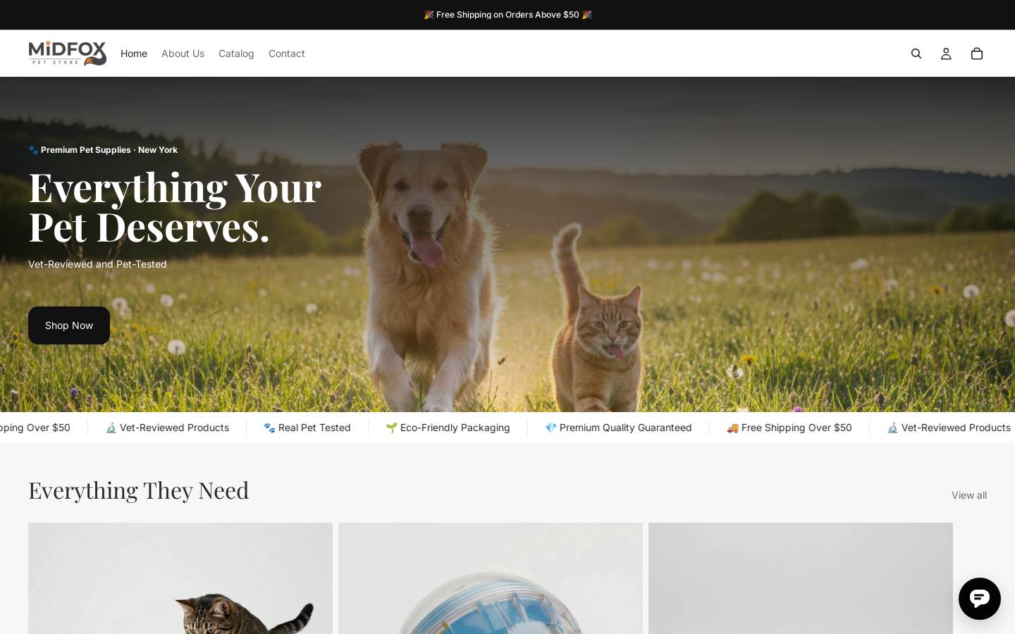 midfox.com homepage screenshot
