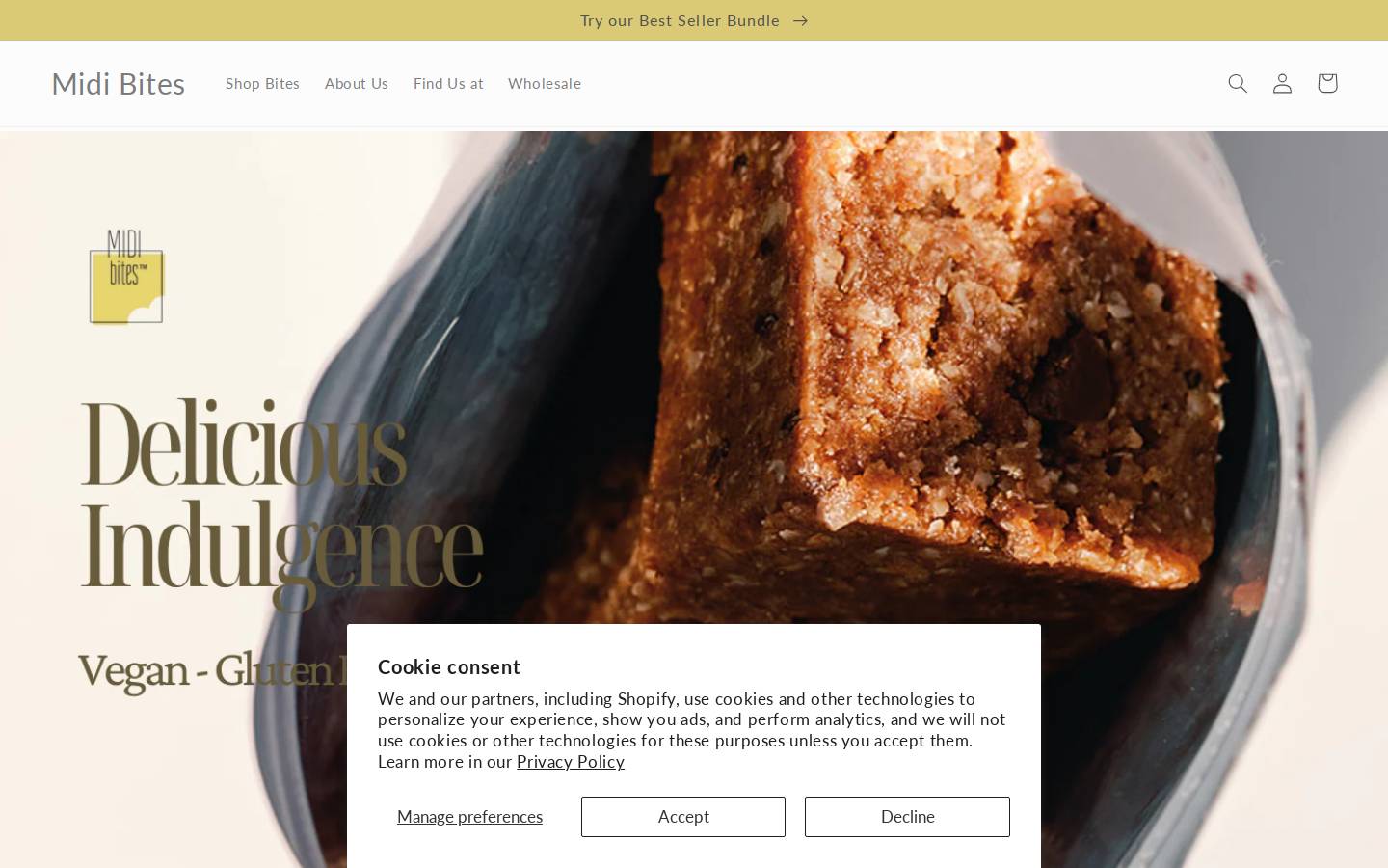 midisnacks.com homepage screenshot