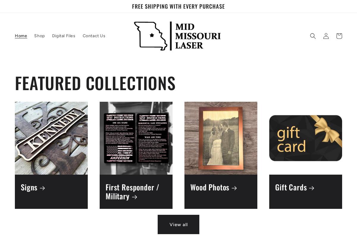 midmolaser.com homepage screenshot