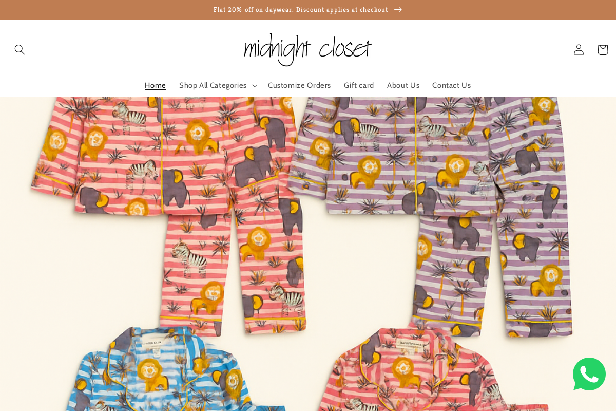 Midnight Closet homepage screenshot