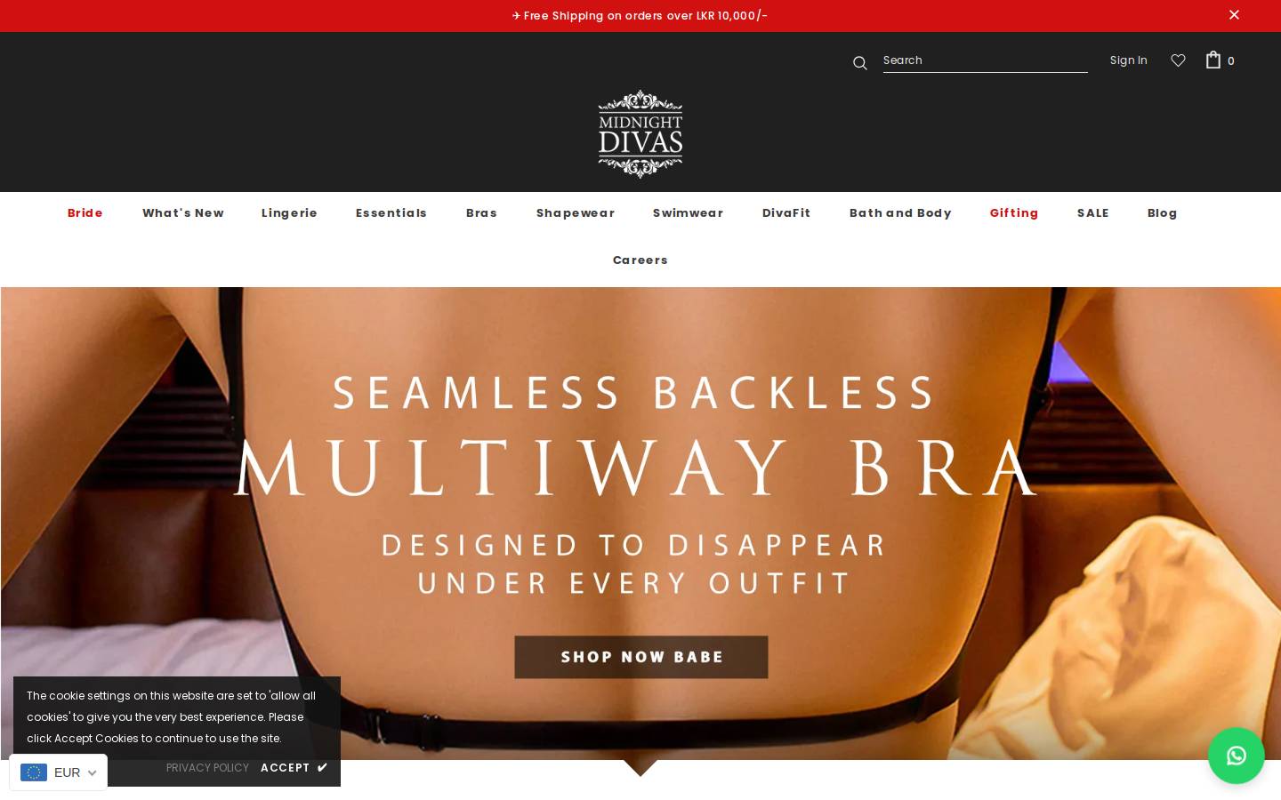 midnightdivas.com homepage screenshot