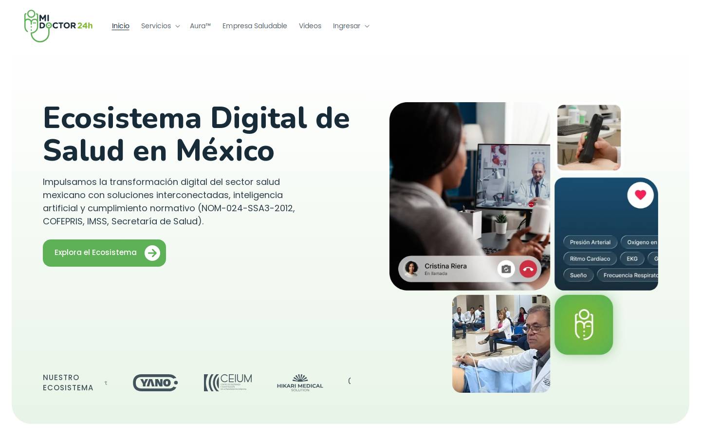 midoctor24h.com.mx homepage screenshot