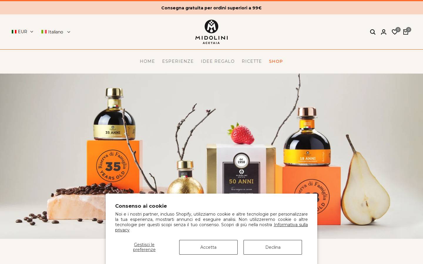 midolini.com homepage screenshot