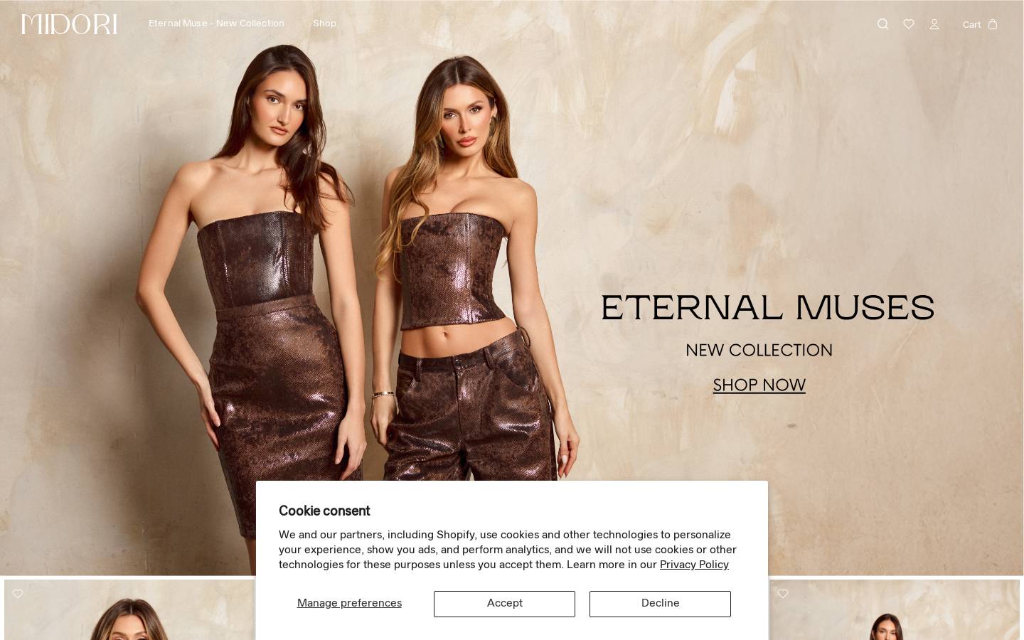 midori.com homepage screenshot
