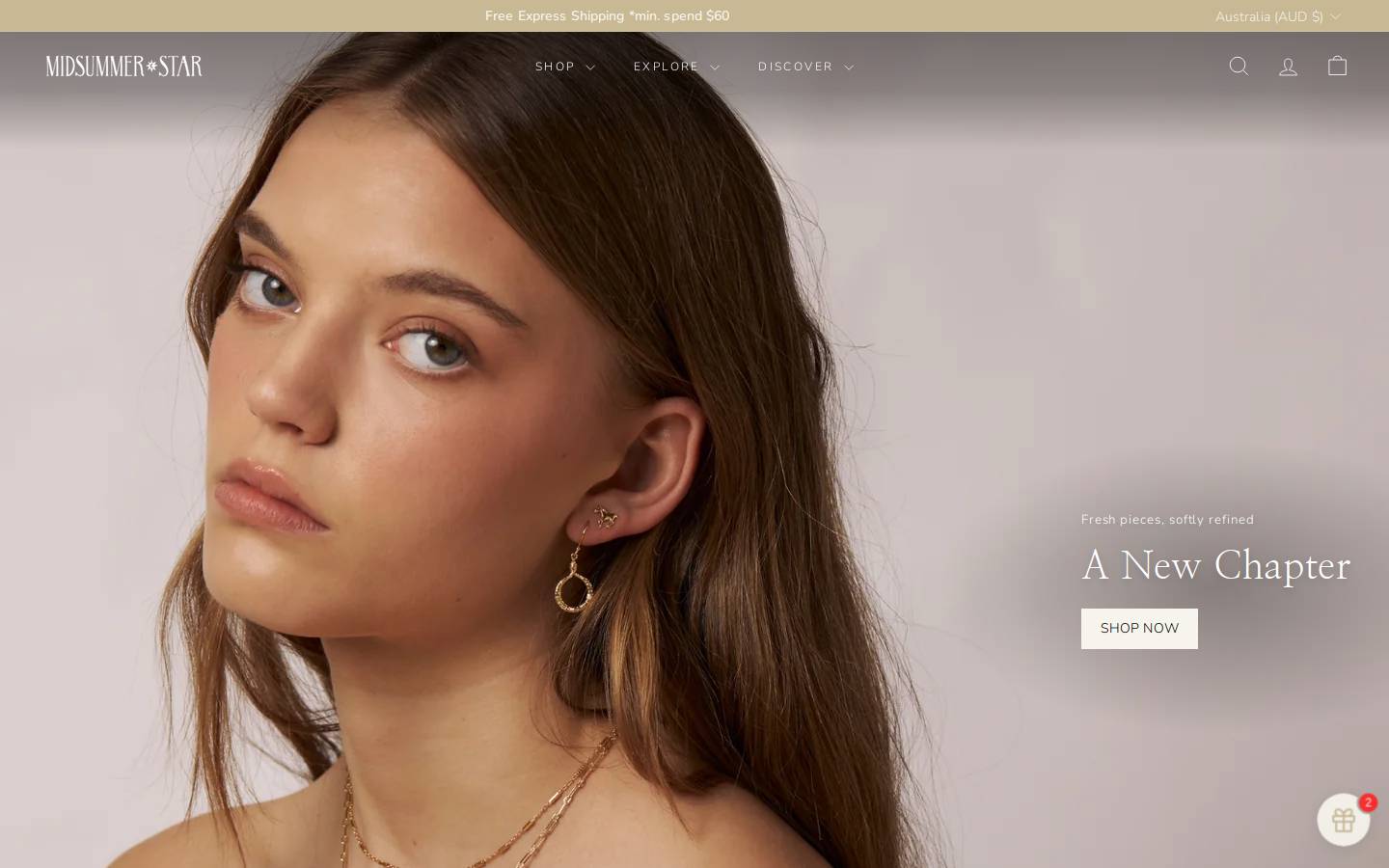 Midsummer Star homepage screenshot