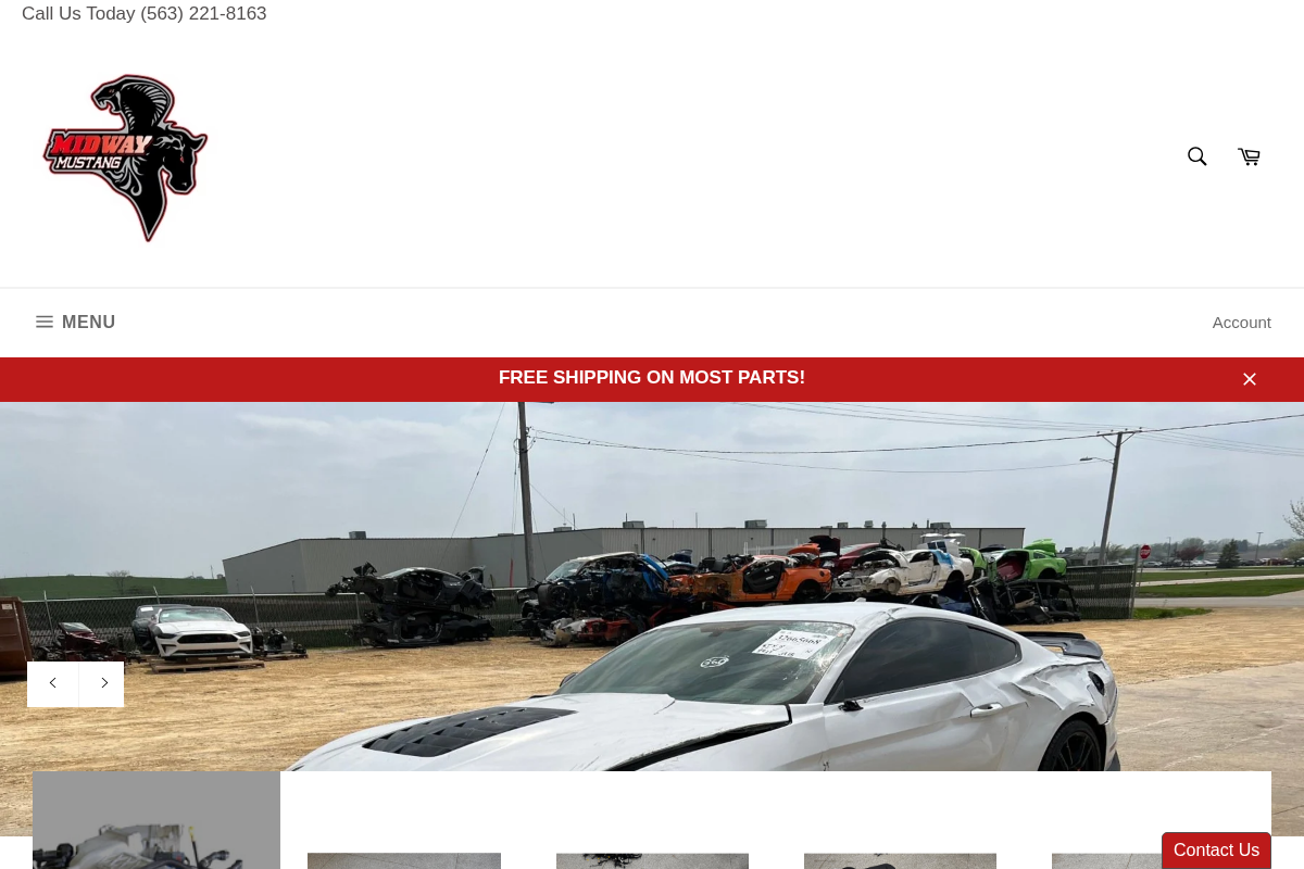 midwaymustang.com homepage screenshot