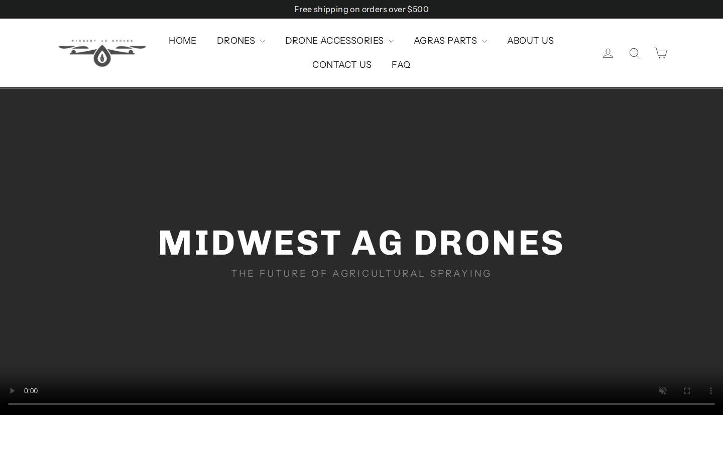 midwestagdrones.com homepage screenshot