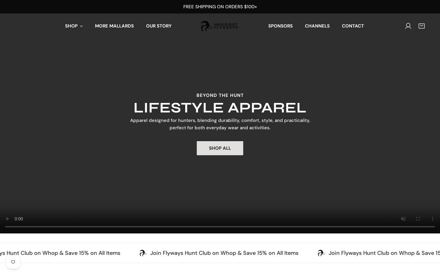 midwestflyways.com homepage screenshot