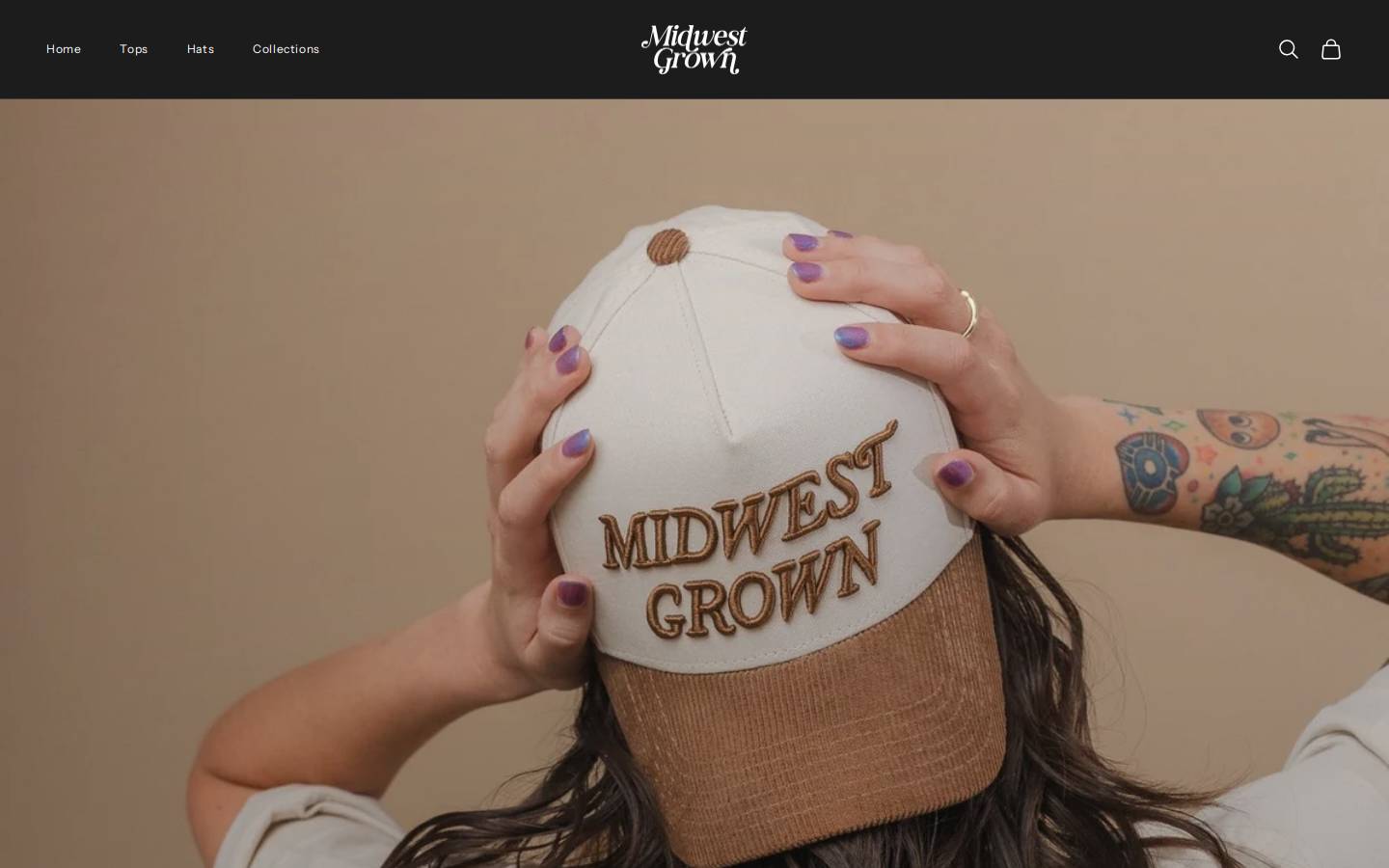 midwestgrown.com homepage screenshot