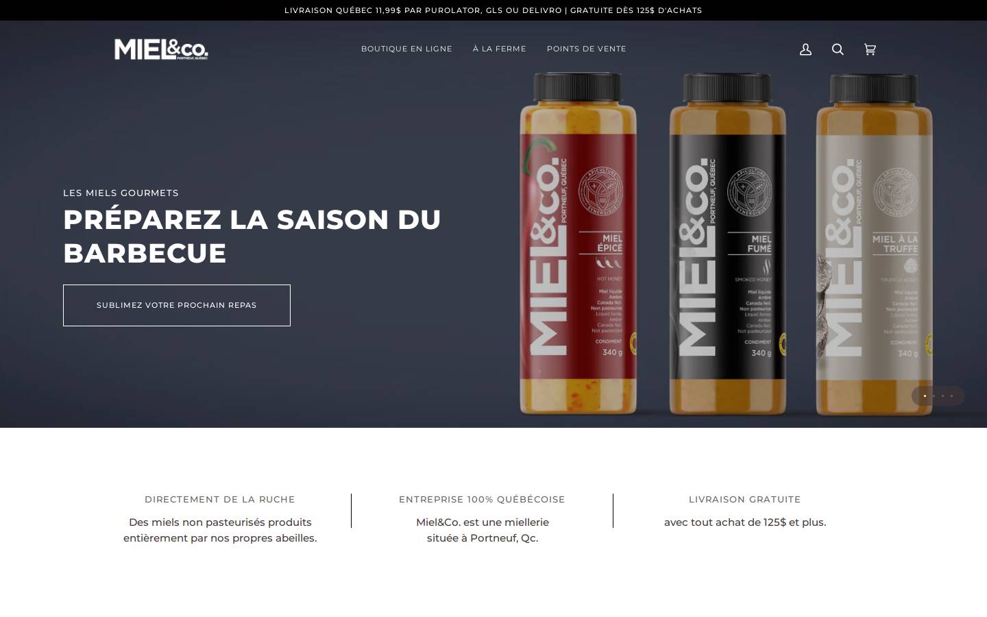 mieletco.com homepage screenshot