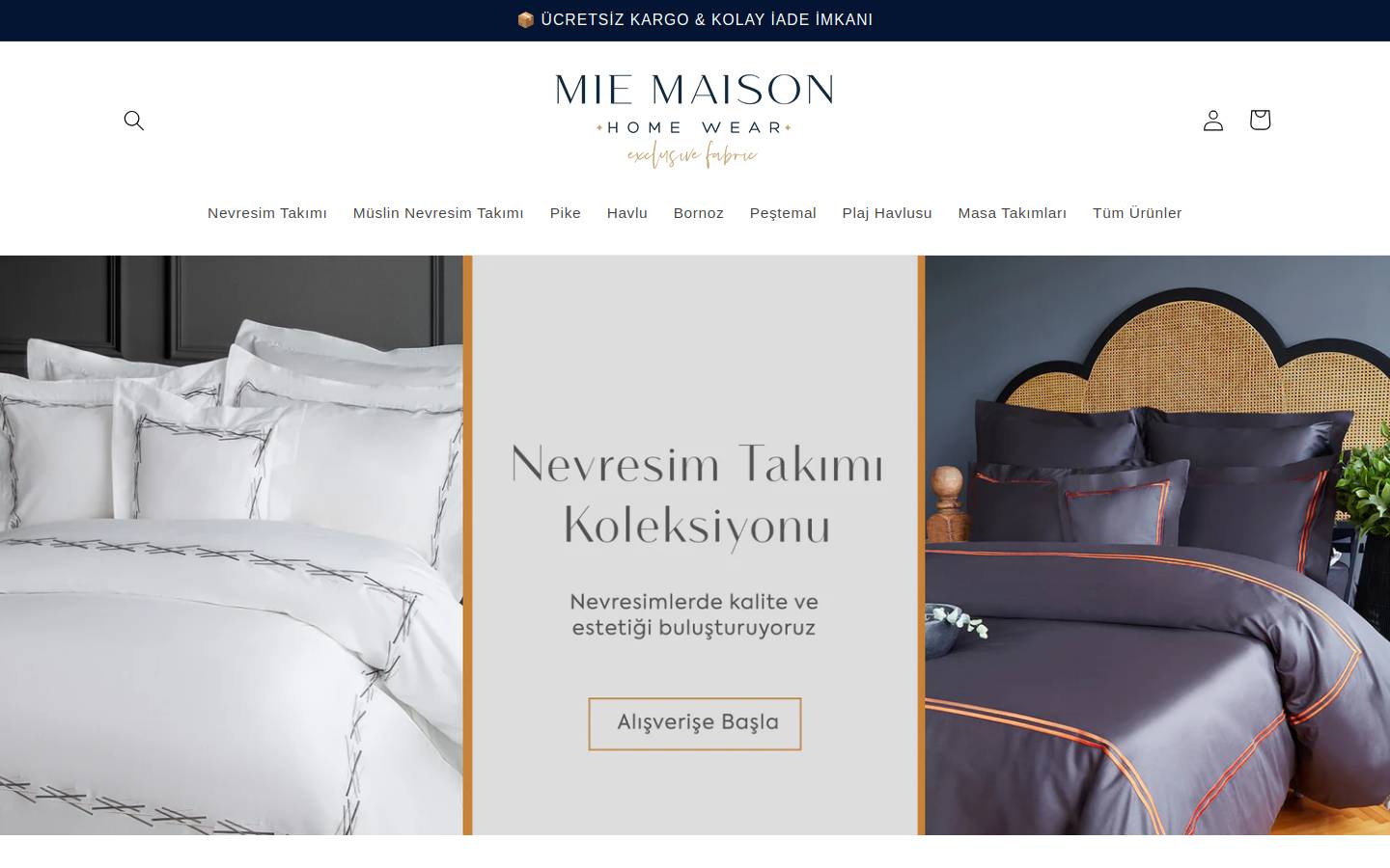 miemaison.com homepage screenshot