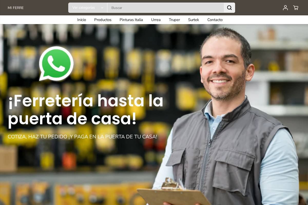 miferre.mx homepage screenshot